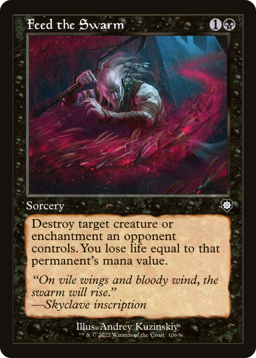 Feed the Swarm (BRC-106) [The Brothers' War Commander] MTG Single Wizards of the Coast