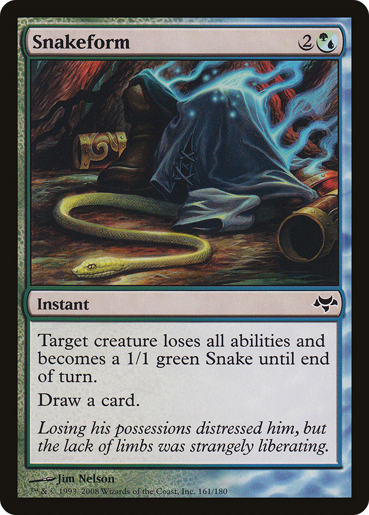 Snakeform (EVE-161) [Eventide] Foil MTG Single Wizards of the Coast
