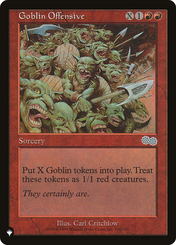 Goblin Offensive (LIST-192/350) [Mystery Booster] The List MTG Single Wizards of the Coast