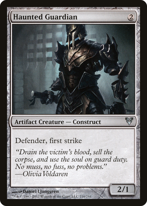Haunted Guardian (AVR-216) [Avacyn Restored] Foil MTG Single Wizards of the Coast