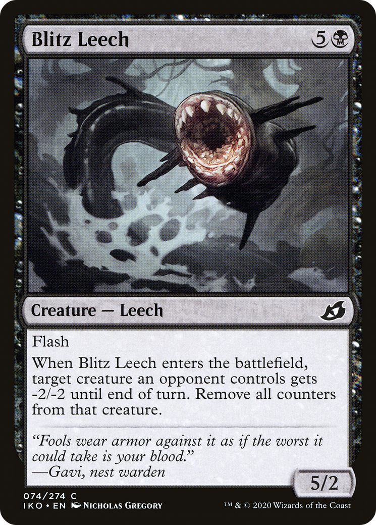 Blitz Leech (IKO-074) [Ikoria: Lair of Behemoths] MTG Single Wizards of the Coast