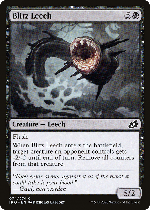 Blitz Leech (IKO-074) [Ikoria: Lair of Behemoths] MTG Single Wizards of the Coast