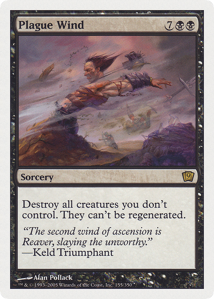 Plague Wind (9ED-155) [9th Edition] Foil MTG Single Wizards of the Coast
