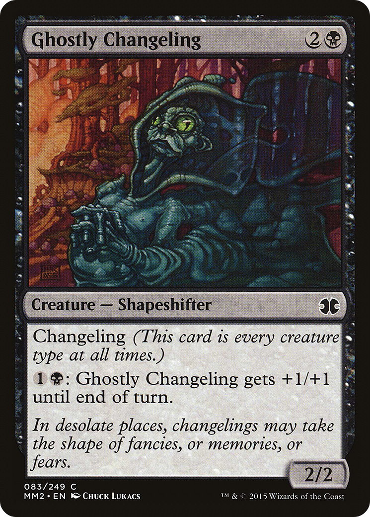 Ghostly Changeling (MM2-083) [Modern Masters 2015] Foil MTG Single Modern Masters 2015