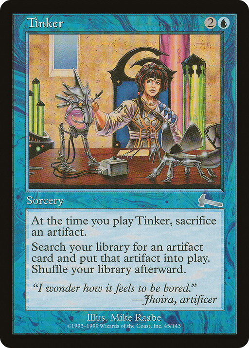 Tinker (ULG-045) [Urza's Legacy] MTG Single Wizards of the Coast
