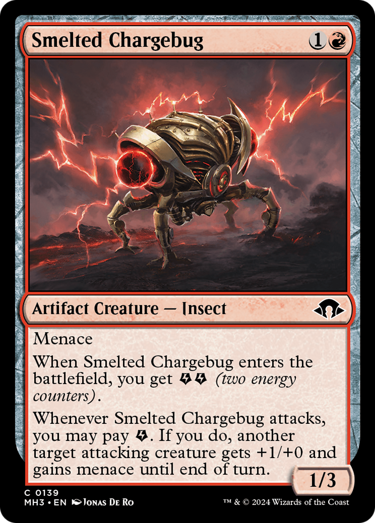 Smelted Chargebug (MH3-139) [Modern Horizons 3] Foil MTG Single Modern Horizons 3