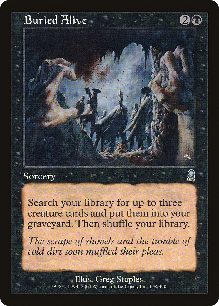 Buried Alive (ODY-118) [Odyssey] Foil MTG Single Wizards of the Coast