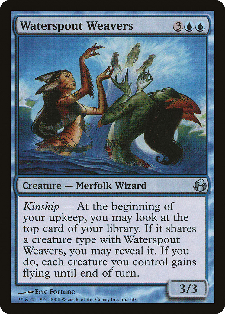 Waterspout Weavers (MOR-056) [Morningtide] Foil MTG Single Wizards of the Coast
