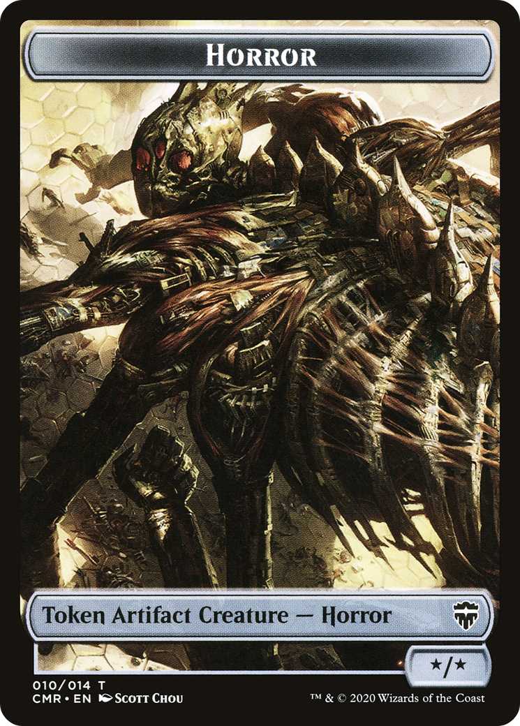 Horror (CMR-010) [Tokens] Commander Legends Tokens MTG Single Wizards of the Coast