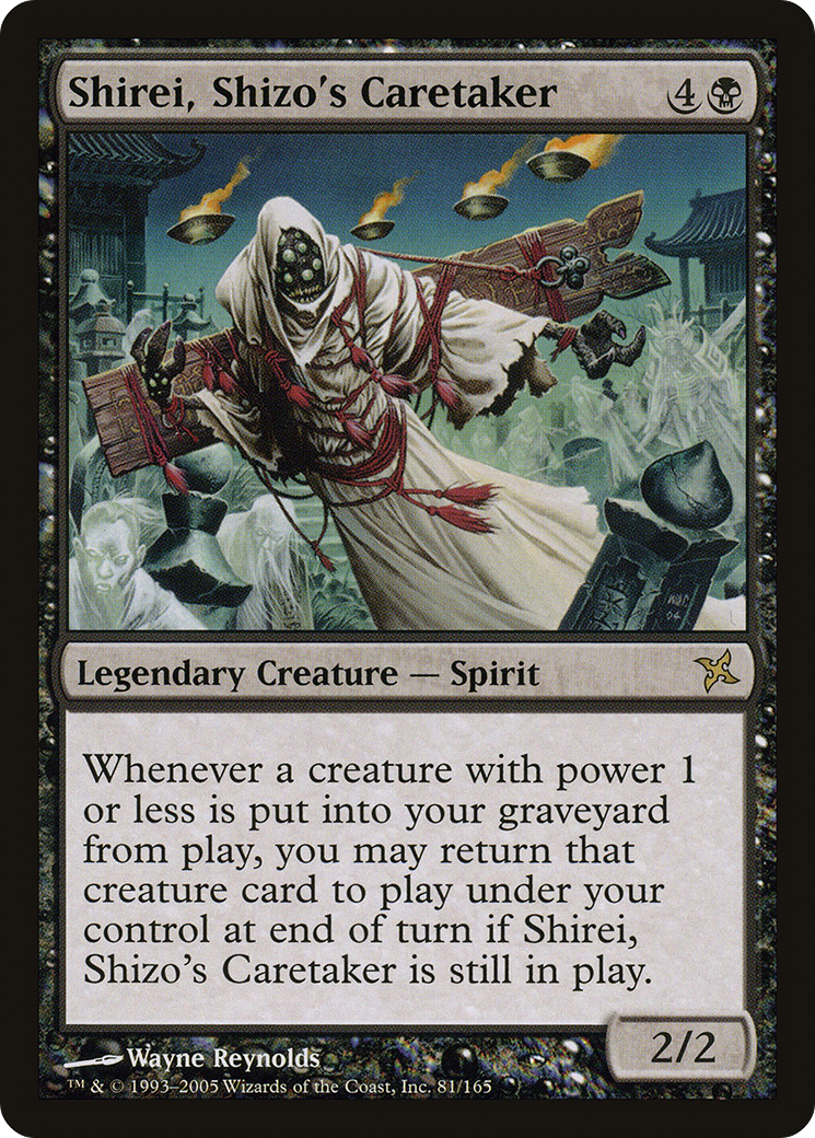 Shirei, Shizo's Caretaker (BOK-081) [Betrayers of Kamigawa] Foil MTG Single Wizards of the Coast