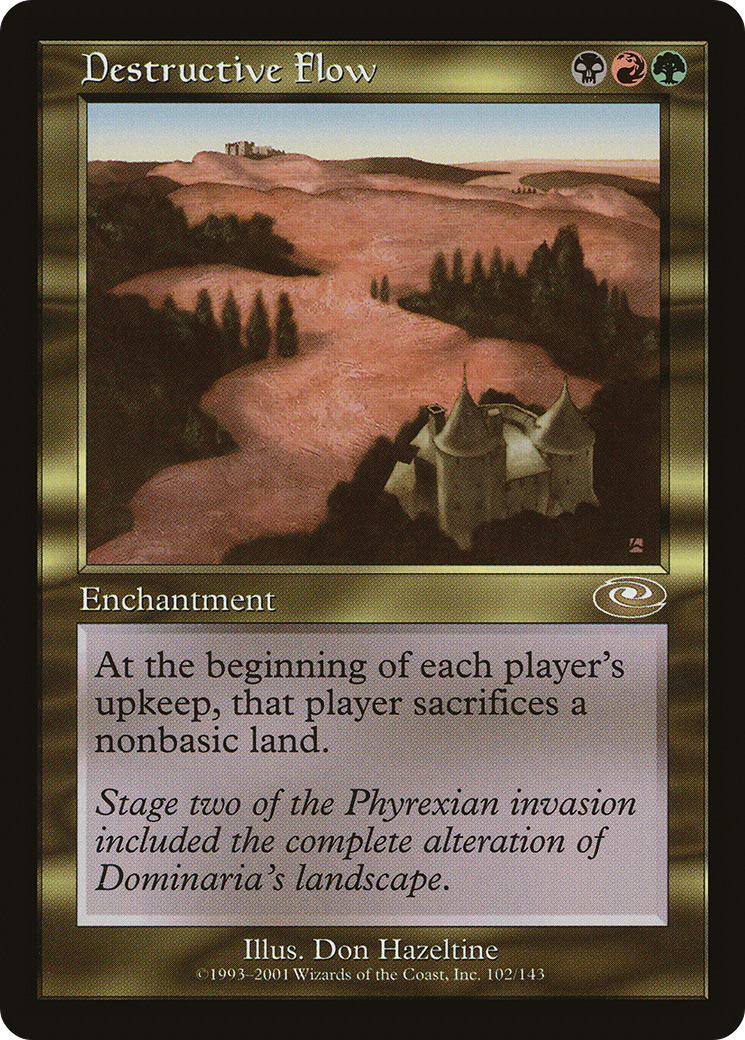 Destructive Flow (PLS-102) [Planeshift] Foil MTG Single Wizards of the Coast