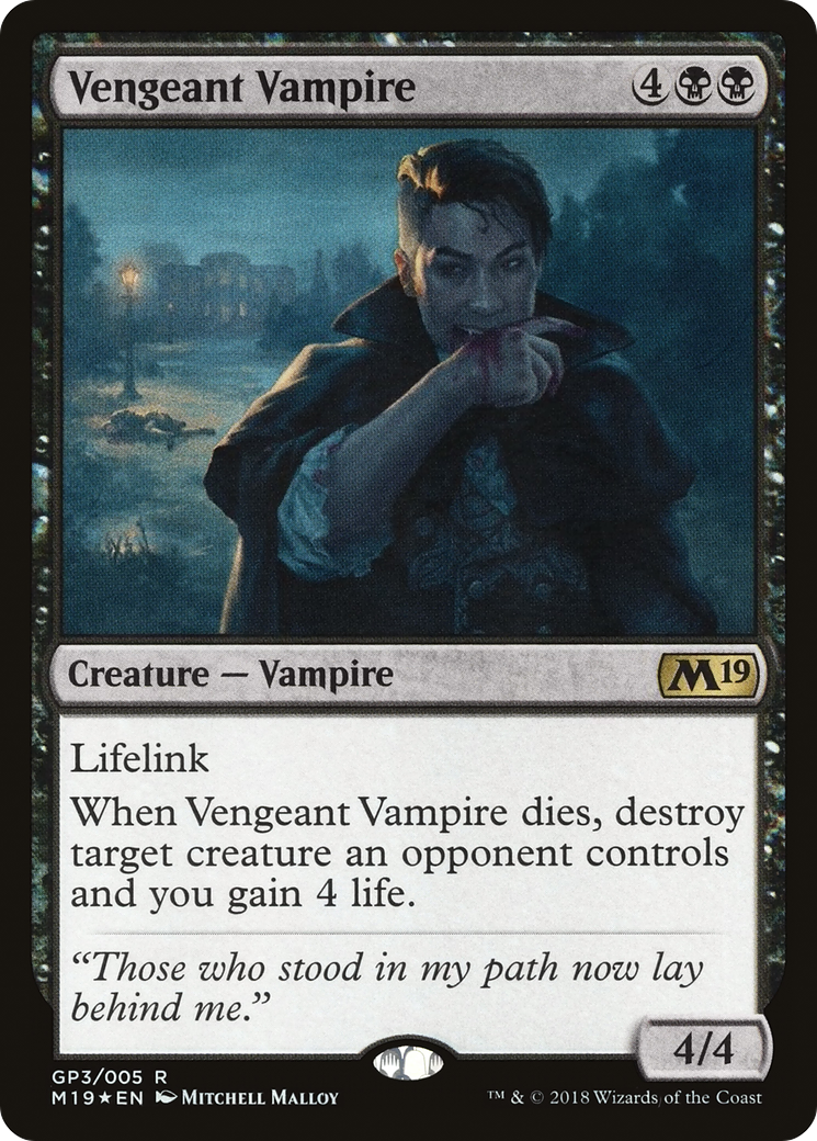 Vengeant Vampire (GBP-GP3) [M19 Gift Pack] Foil MTG Single Wizards of the Coast