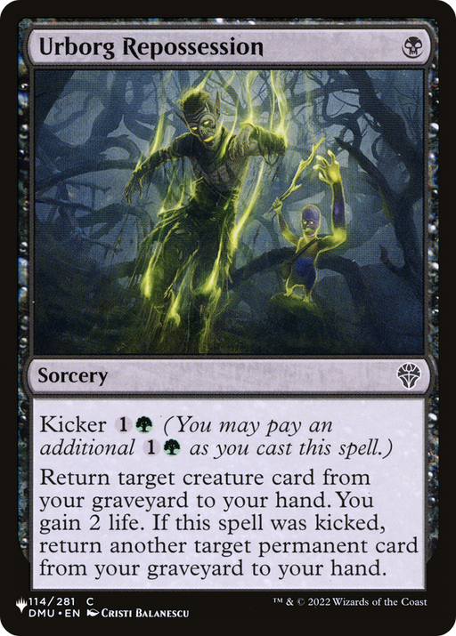 Urborg Repossession (LIST-114/281) [Mystery Booster] The List MTG Single Wizards of the Coast
