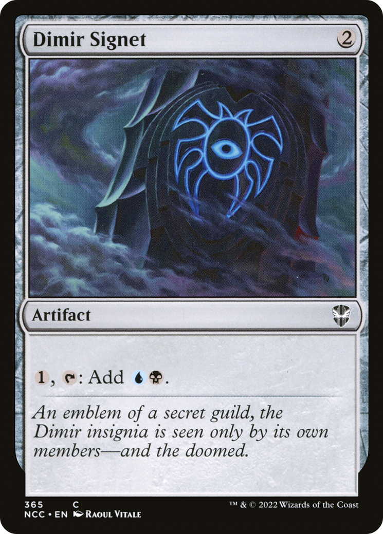 Dimir Signet (NCC-365) [New Capenna Commander] MTG Single Wizards of the Coast
