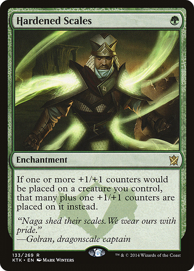 Hardened Scales (KTK-133) [Khans of Tarkir] Foil MTG Single Wizards of the Coast