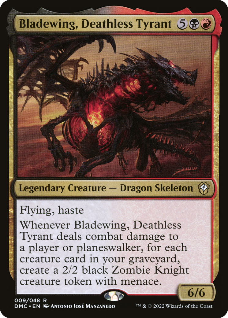 Bladewing, Deathless Tyrant (DMC-009) [Dominaria United Commander] MTG Single Wizards of the Coast