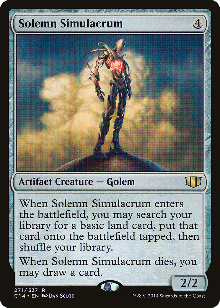 Solemn Simulacrum (C14-271) [Commander 2014] MTG Single Wizards of the Coast