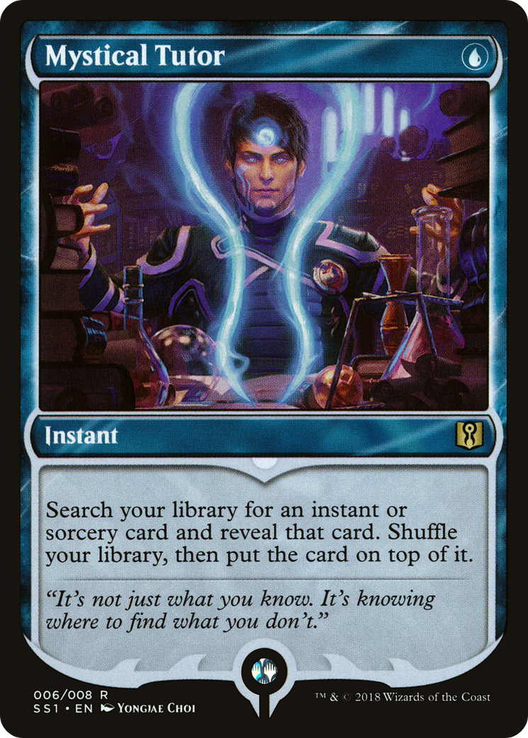 Mystical Tutor (SS1-006) [Misc] Signature Spellbook: Jace Foil MTG Single Wizards of the Coast