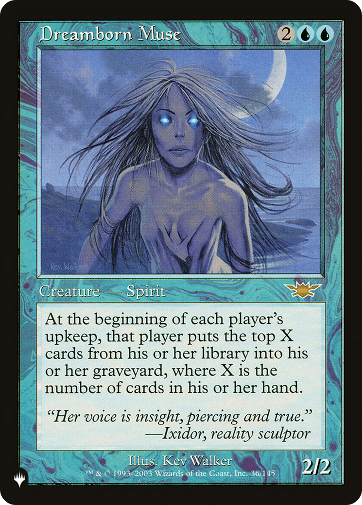 Dreamborn Muse (LIST-36/145) [Mystery Booster] The List MTG Single Wizards of the Coast