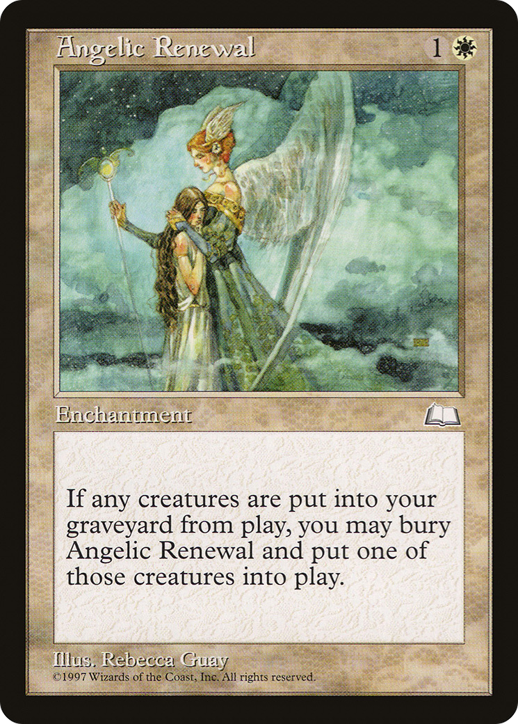 Angelic Renewal (WTH-) [Weatherlight] MTG Single Wizards of the Coast