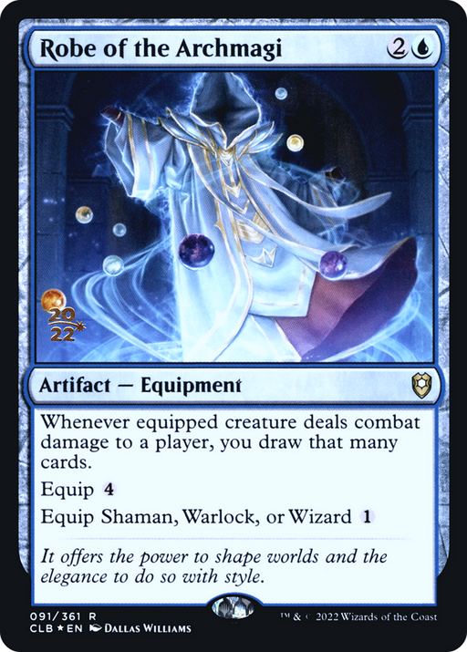 Robe of the Archmagi (PRE-91S) [Battle for Baldur's Gate Promos] Foil MTG Single Wizards of the Coast
