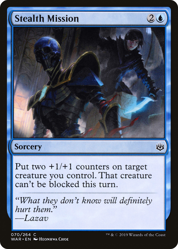 Stealth Mission (WAR-070) [War of the Spark] MTG Single Wizards of the Coast