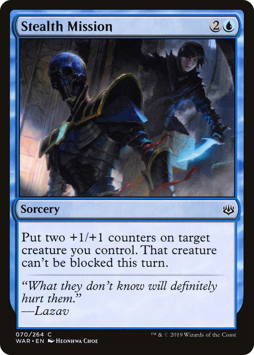 Stealth Mission (WAR-070) [War of the Spark] MTG Single Wizards of the Coast