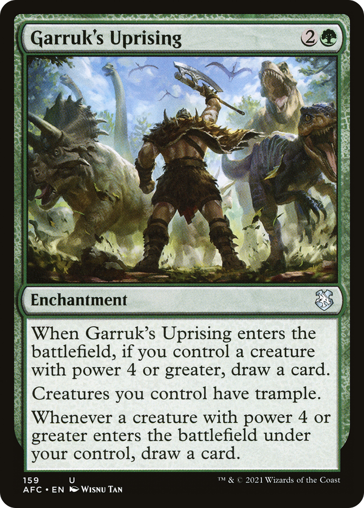 Garruk's Uprising (AFC-159) [Forgotten Realms Commander] MTG Single Wizards of the Coast