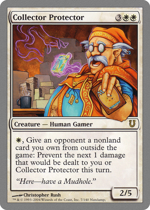 Collector Protector (UNH-007) [Unhinged] Foil MTG Single Wizards of the Coast