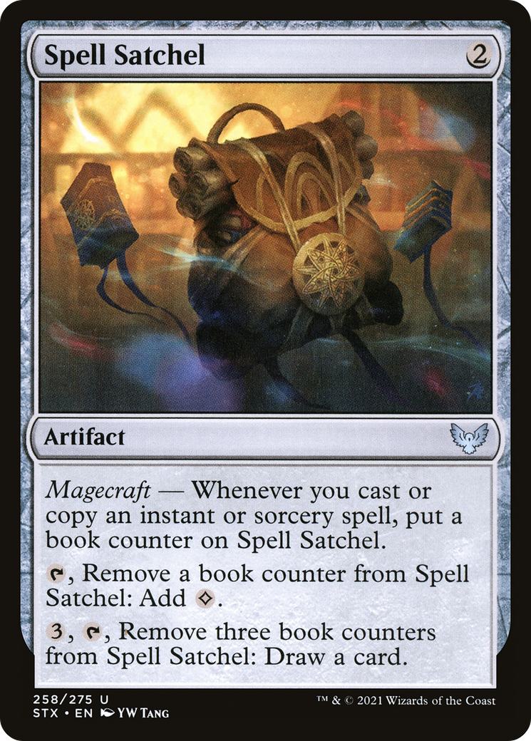 Spell Satchel (STX-258) [Strixhaven: School of Mages] Foil MTG Single Wizards of the Coast