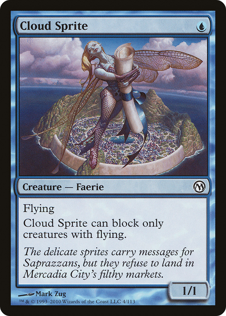 Cloud Sprite (DPA-004) [Misc] Duels of the Planeswalkers MTG Single Wizards of the Coast