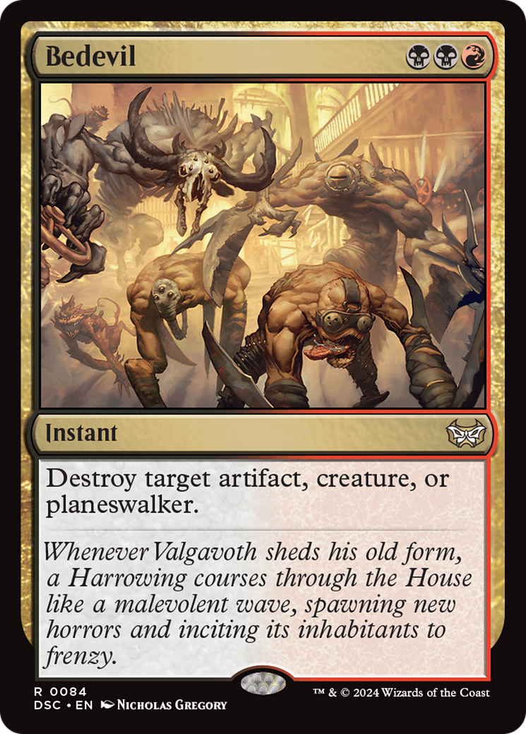 Bedevil (DSC-084) [Duskmourn: House of Horror Commander] MTG Single Wizards of the Coast
