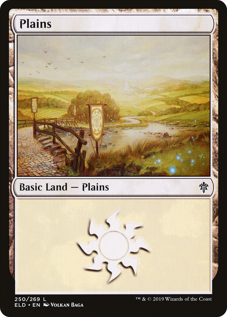 Plains (ELD-250) [Throne of Eldraine] MTG Single Wizards of the Coast