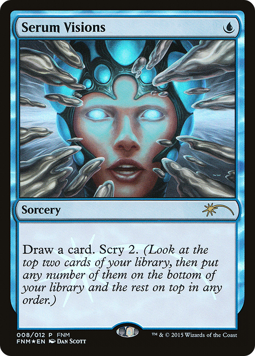 Serum Visions (FNM-008) [Misc] Friday Night Magic 2015 Foil MTG Single Wizards of the Coast