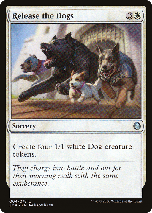 Release the Dogs (JMP-004) [Jumpstart] MTG Single Wizards of the Coast