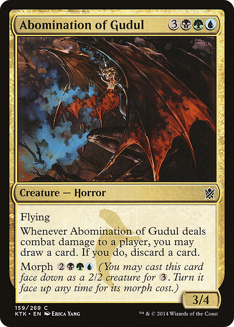 Abomination of Gudul [Khans of Tarkir] MTG Single Magic: The Gathering
