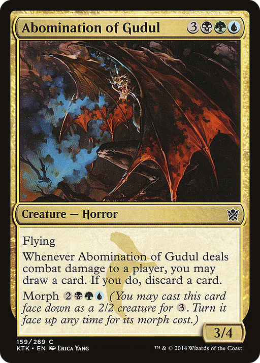 Abomination of Gudul (KTK-159) [Khans of Tarkir] MTG Single Wizards of the Coast