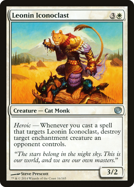 Leonin Iconoclast (JOU-016) [Journey into Nyx] Foil MTG Single Wizards of the Coast