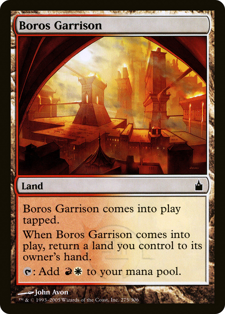 Boros Garrison (RAV-275) [Ravnica: City of Guilds] MTG Single Wizards of the Coast