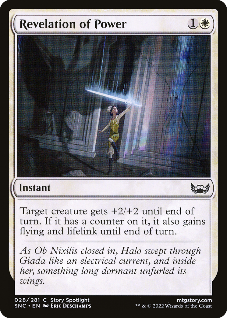 Revelation of Power (SNC-028) [Streets of New Capenna] MTG Single Wizards of the Coast
