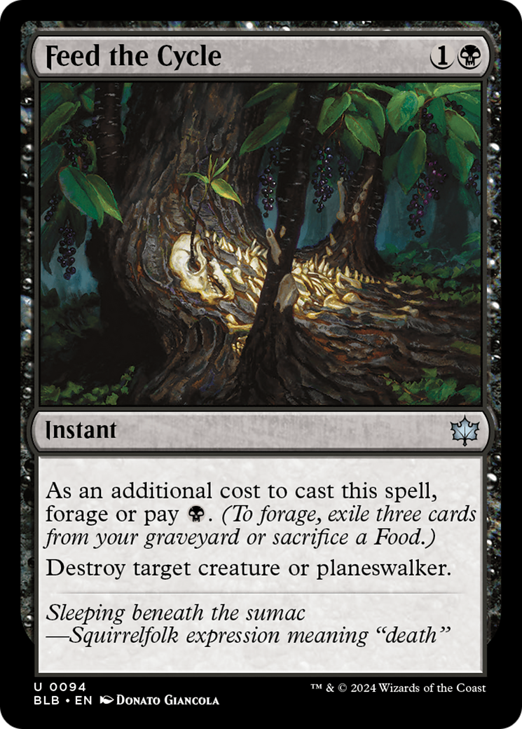 Feed the Cycle (BLB-094) [Bloomburrow] MTG Single Wizards of the Coast