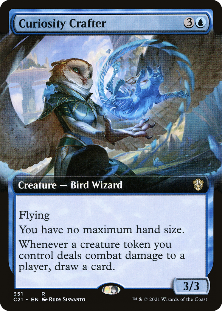 Curiosity Crafter (C21-351) [Commander 2021] (Extended Art) MTG Single Wizards of the Coast