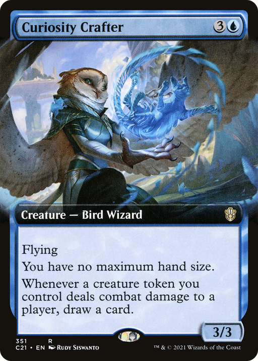 Curiosity Crafter (C21-351) [Commander 2021] (Extended Art) MTG Single Wizards of the Coast