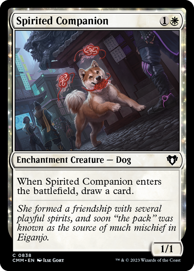 Spirited Companion (CMM-838) [Commander Masters] MTG Single Wizards of the Coast