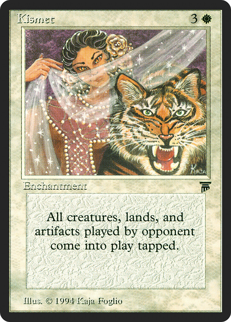 Kismet (LEG-025) [Oldschool] Legends MTG Single Wizards of the Coast