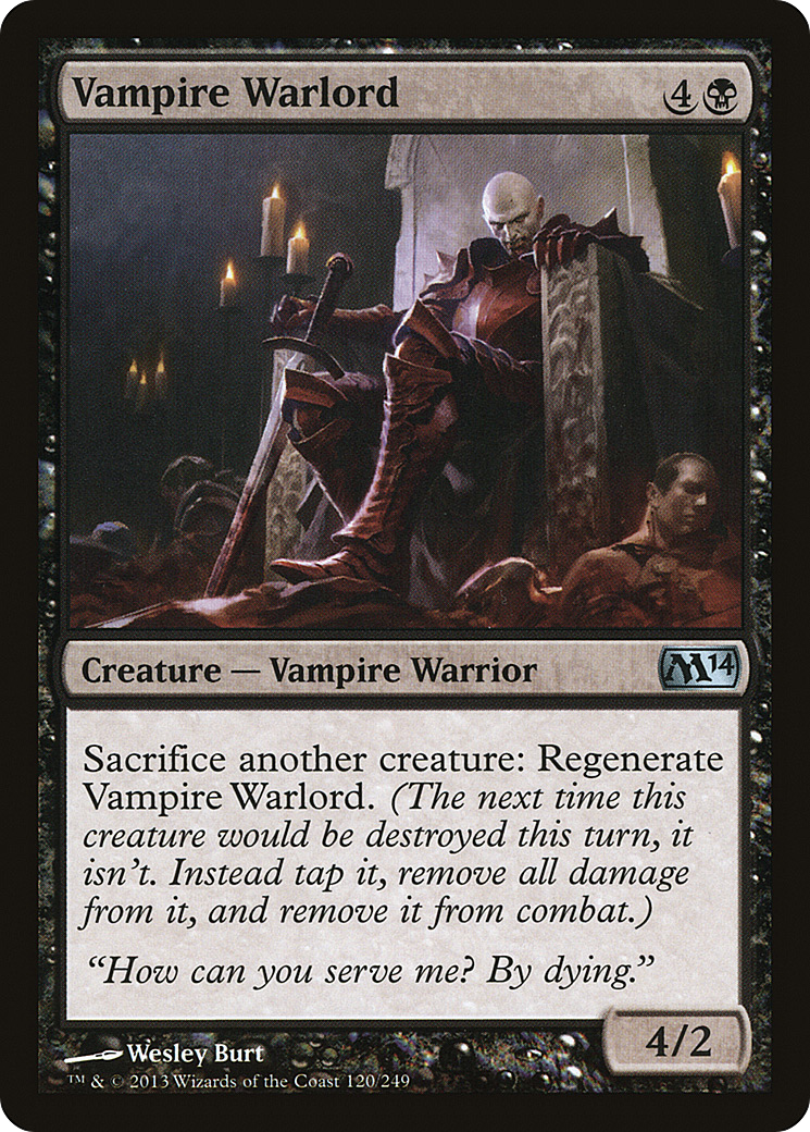 Vampire Warlord (M14-120) [Magic 2014] MTG Single Wizards of the Coast