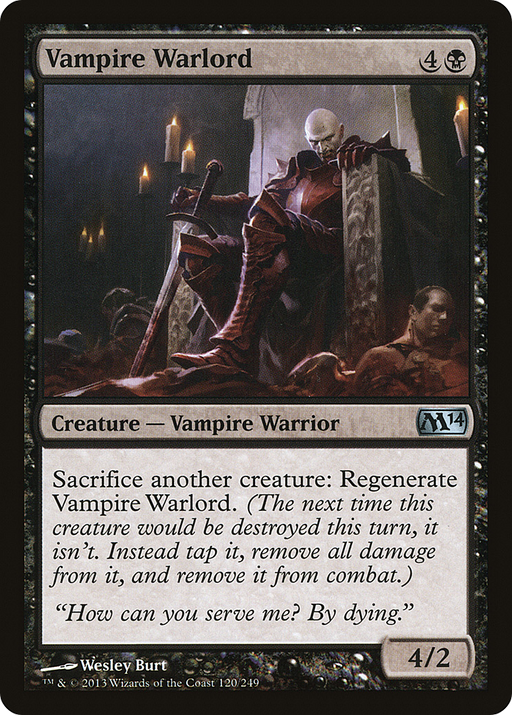 Vampire Warlord (M14-120) [Magic 2014] MTG Single Wizards of the Coast