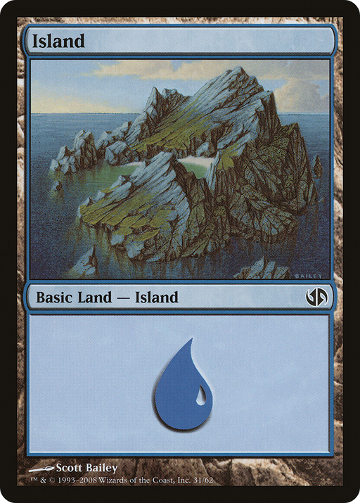Island (DD2-031) [Misc] Duel Decks: Jace vs. Chandra MTG Single Wizards of the Coast