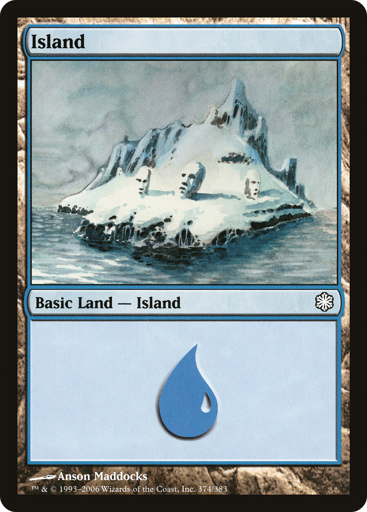 Island (CTD-374) [Misc] Coldsnap Theme Decks MTG Single Wizards of the Coast