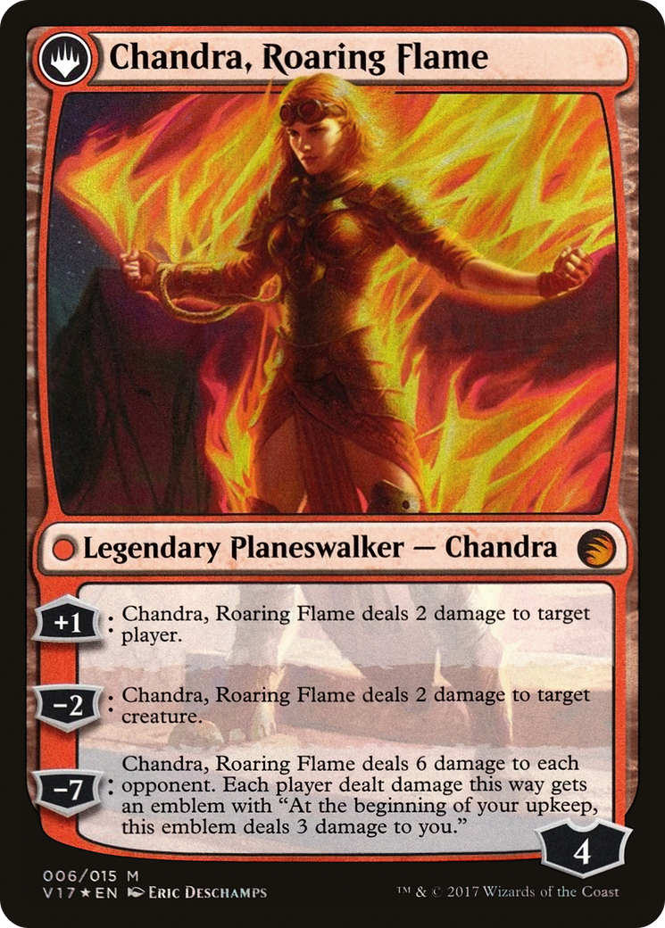 Chandra, Fire of Kaladesh (V17-006) [Misc] From the Vault: Transform Foil MTG Single Wizards of the Coast